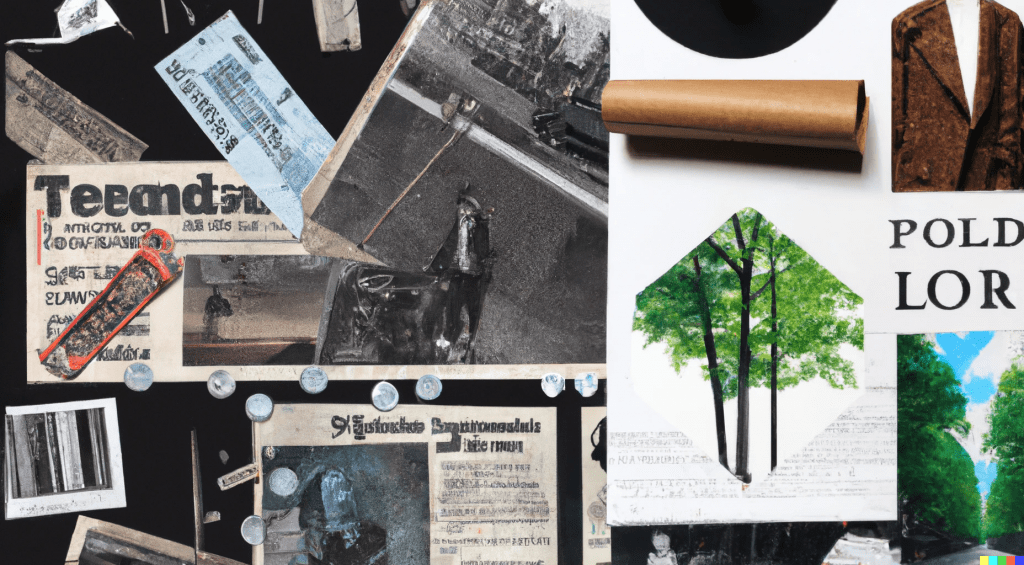 creative journal collage