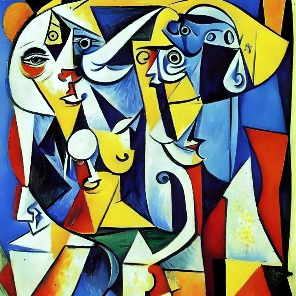 creativity images in the style of picasso