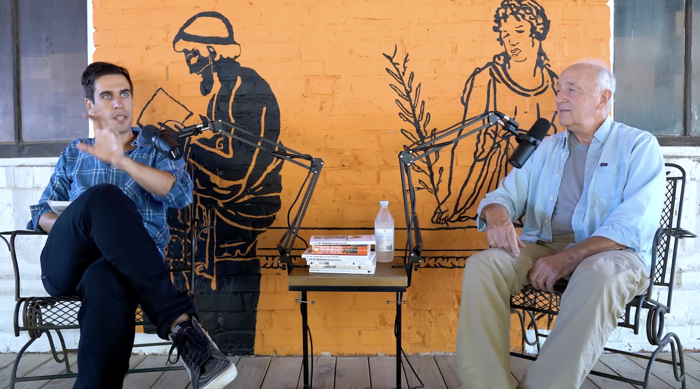 Steven Pressfield and Ryan Holiday at The Painted Porch Bookshop